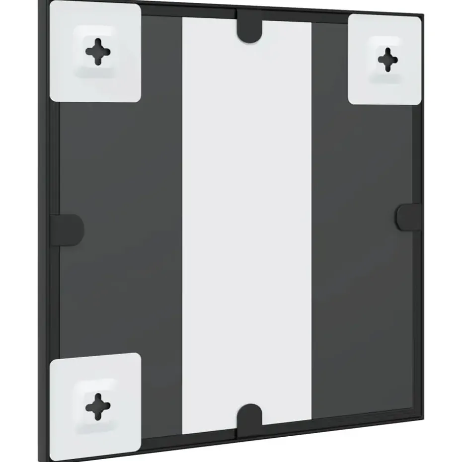 vidaXL - Wandspiegel - Zwart - IJzer - 30 x 30 cm