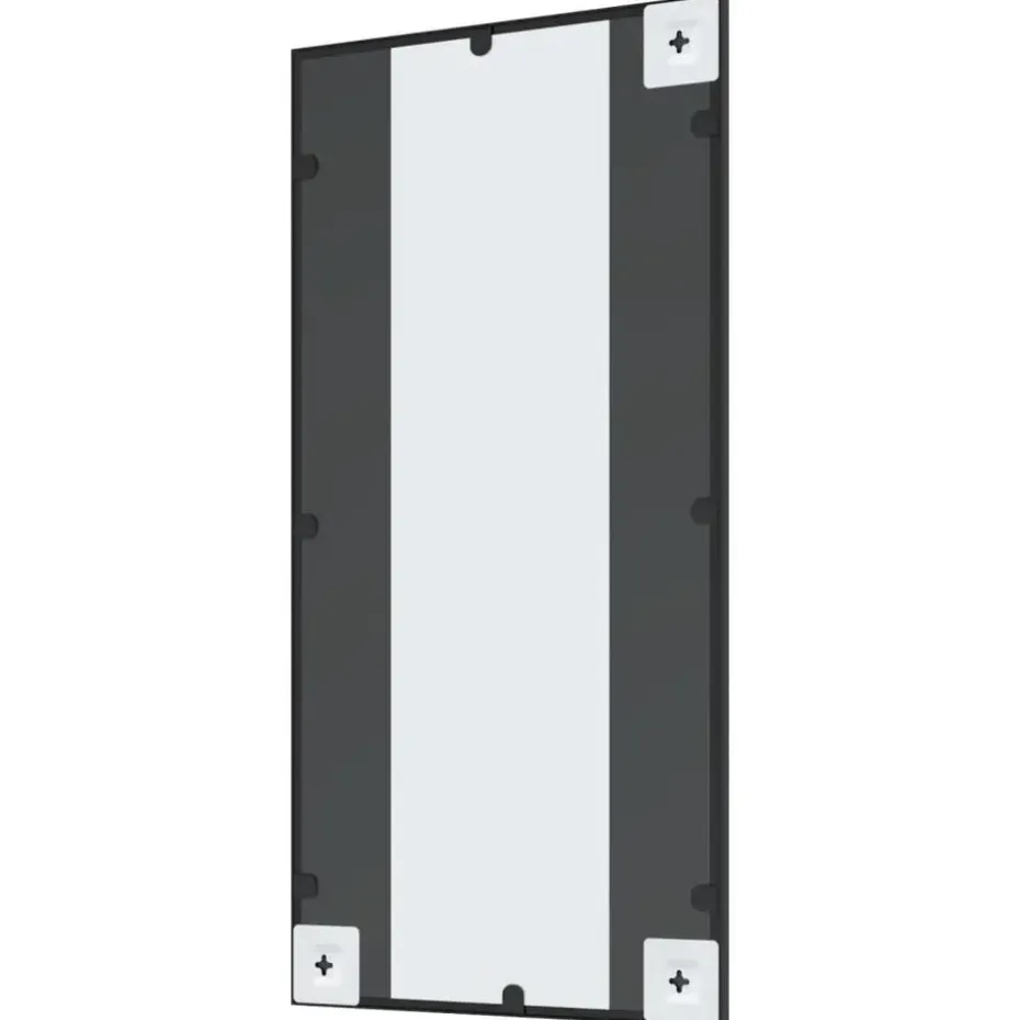 vidaXL - Wandspiegel - Zwart - IJzer - 40 x 80 cm