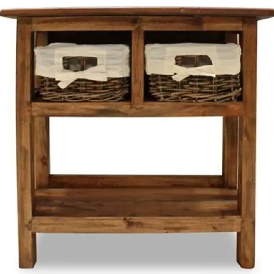 vidaXL - Wandtafel - Bruin - Hout