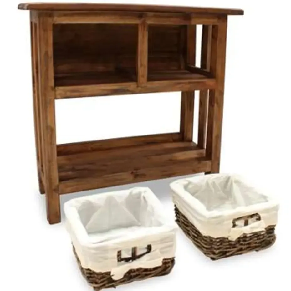 vidaXL - Wandtafel - Bruin - Hout