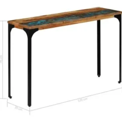 vidaXL - Wandtafel - Bruin - Hout