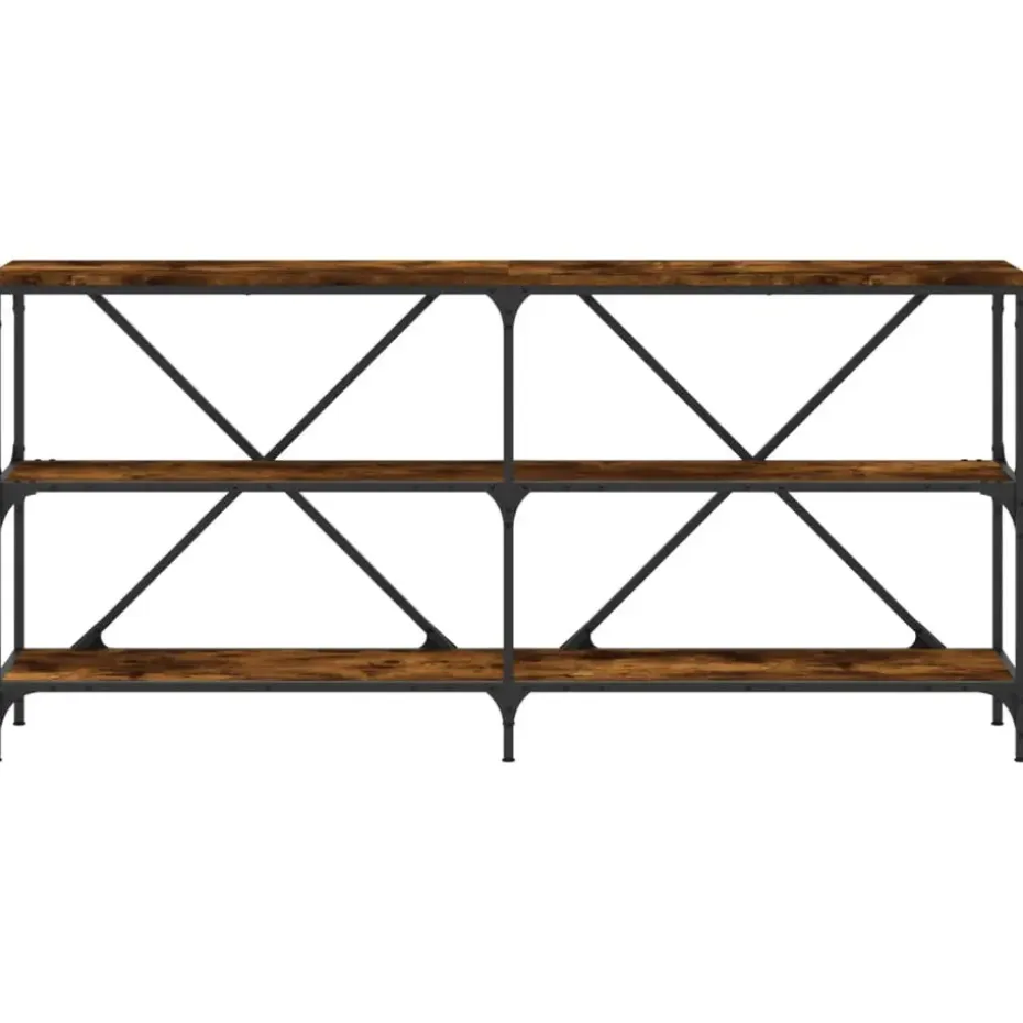 vidaXL - Wandtafel - Bruin - Bewerkt hout