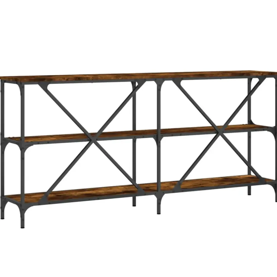 vidaXL - Wandtafel - Bruin - Bewerkt hout