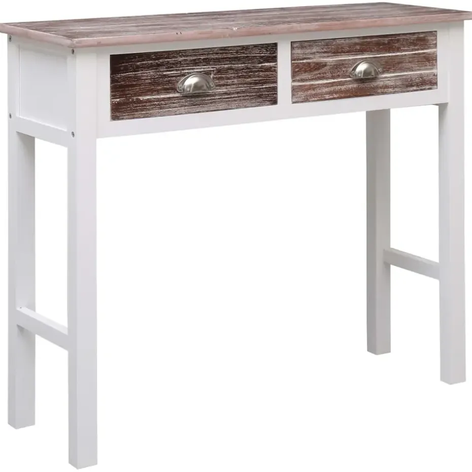 vidaXL - Wandtafel - Bruin - Hout
