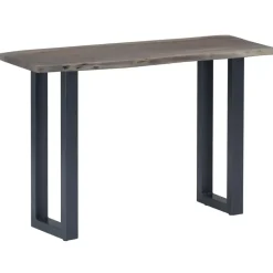vidaXL - Wandtafel - Grijs - Hout