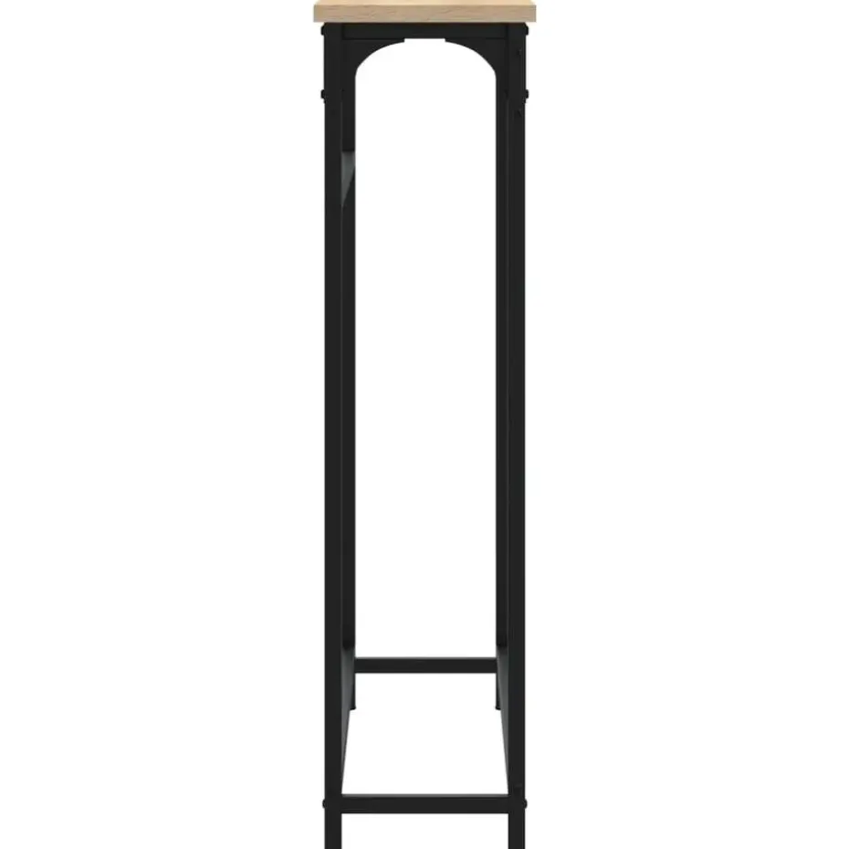 vidaXL - Wandtafel - Sonoma eiken - Bewerkt hout - 75x19.5x75 cm