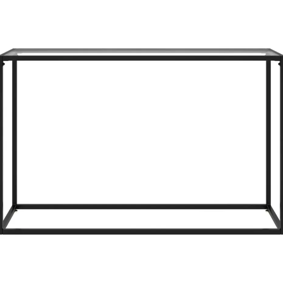 vidaXL - Wandtafel - Transparent - Glas - 120 x 35 x 75 cm