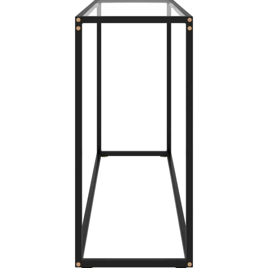 vidaXL - Wandtafel - Transparent - Glas - 120 x 35 x 75 cm