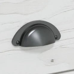 vidaXL - Wandtafel - Wit - Grenenhout