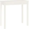 vidaXL - Wandtafel - Wit - Massief grenenhout - 80x40x75 cm
