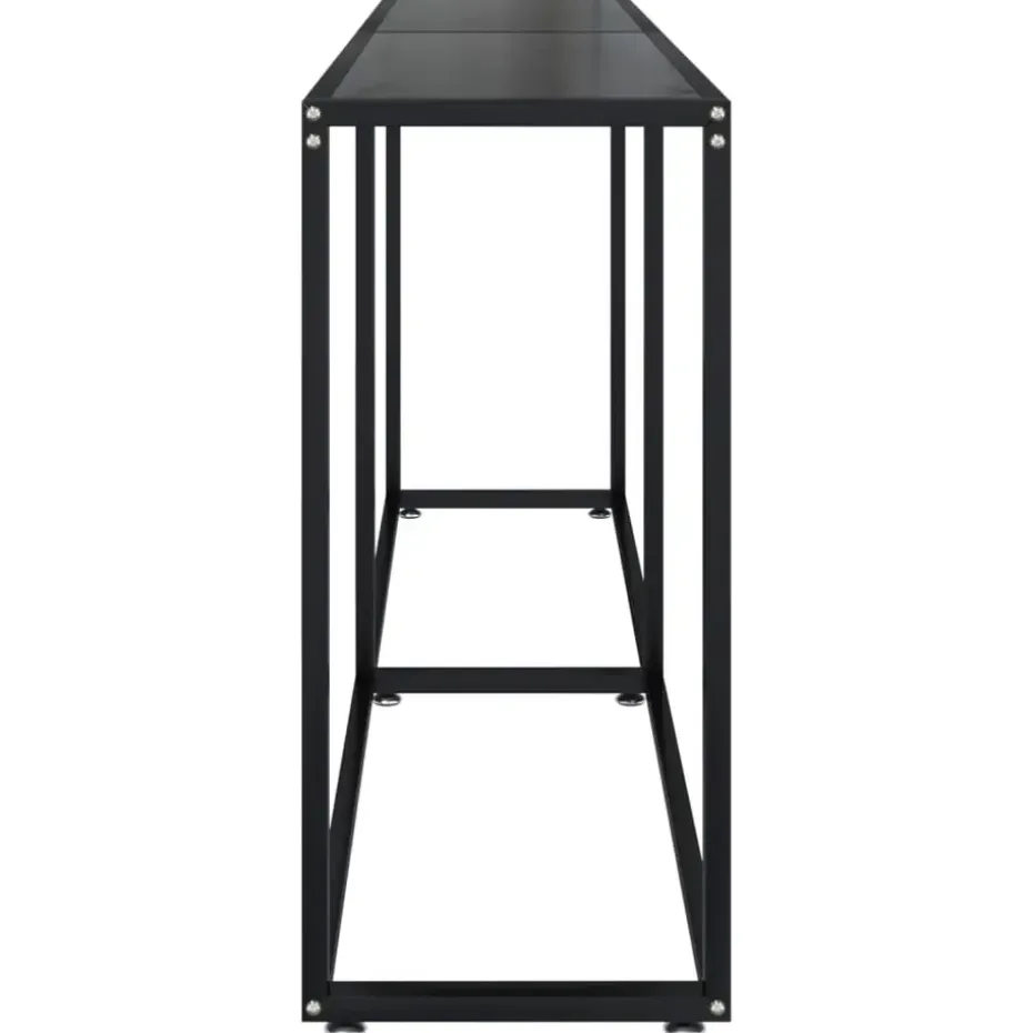 vidaXL - Wandtafel - Zwart - Glas