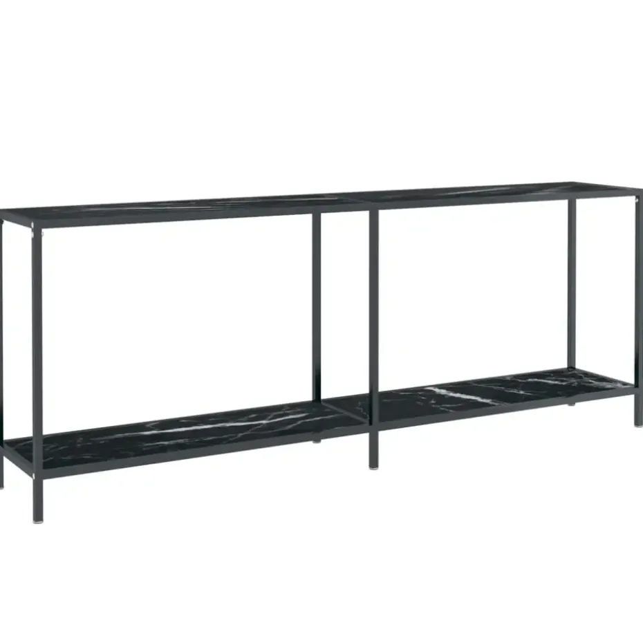 vidaXL - Wandtafel - Zwart - Glas