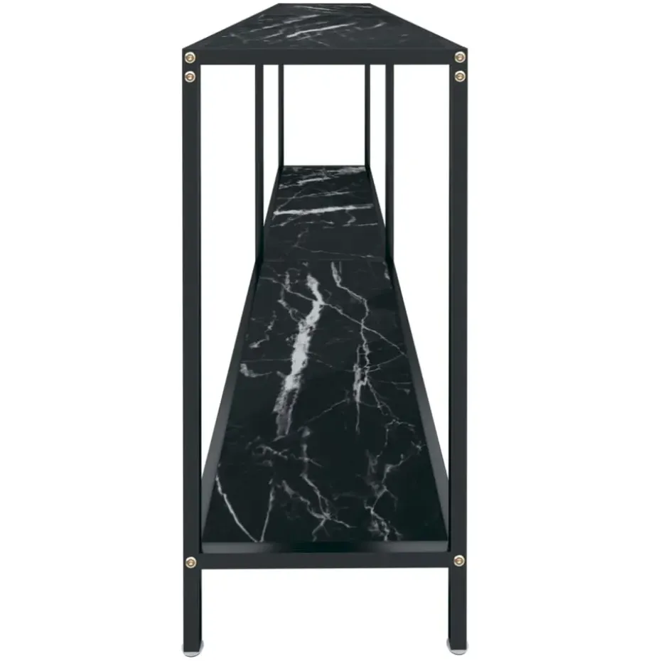 vidaXL - Wandtafel - Zwart - Glas