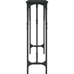 vidaXL - Wandtafel - Zwart - Bewerkt hout
