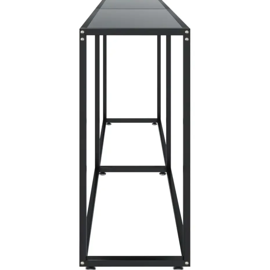 vidaXL - Wandtafel - Zwart - Glas