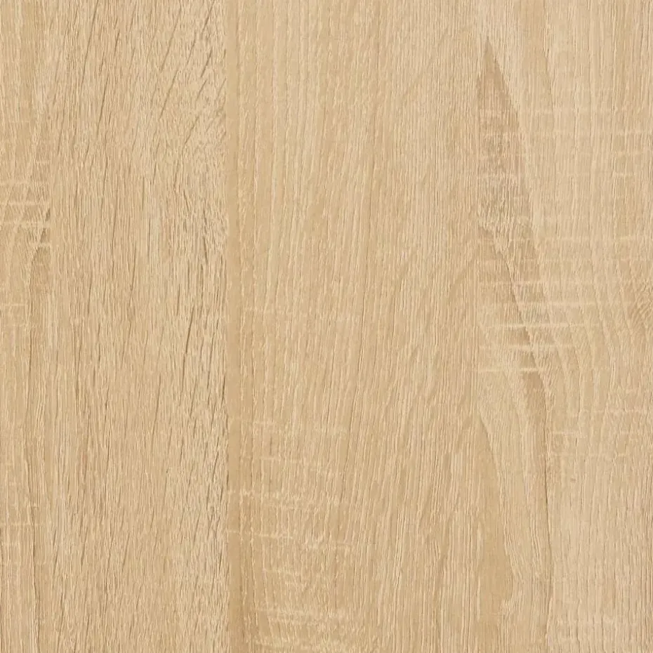 vidaXL - Wandtafel met 2 lades 2 schappen - Sonoma eiken - Hout - 75x28x75 cm