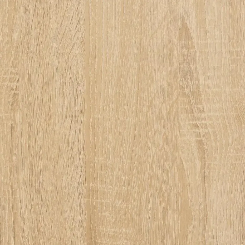 vidaXL - Wandtafel met 2 lades 2 schappen - Sonoma eiken - Hout - 100x28x75 cm