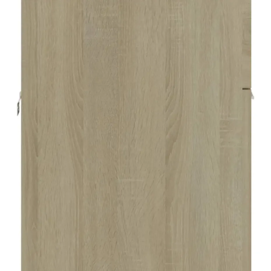 vidaXL - Wastafelkast - Bruin - Bewerkt hout - 90 x 38.5 x 46 cm