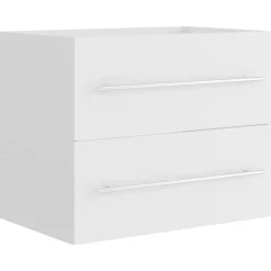 vidaXL - Wastafelkast - Wit - Bewerkt hout - 60 x 38.5 x 48 cm