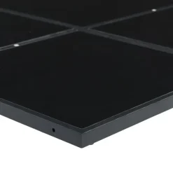 vidaXL - 4-zits Tuinset - Inklapbaar - Zwart - PE rattan - 110x107 cm