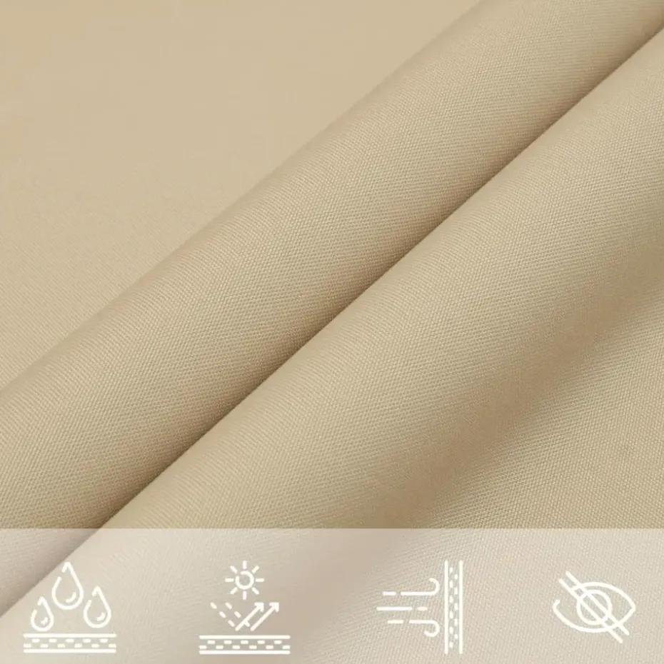 vidaXL - Zonnezeil - Beige - 2 x 3 m
