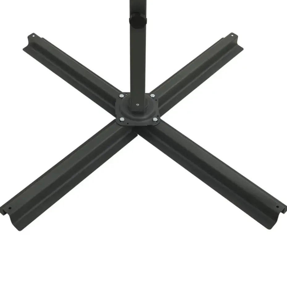 vidaXL - Zweefparasol - Antraciet - 300 cm