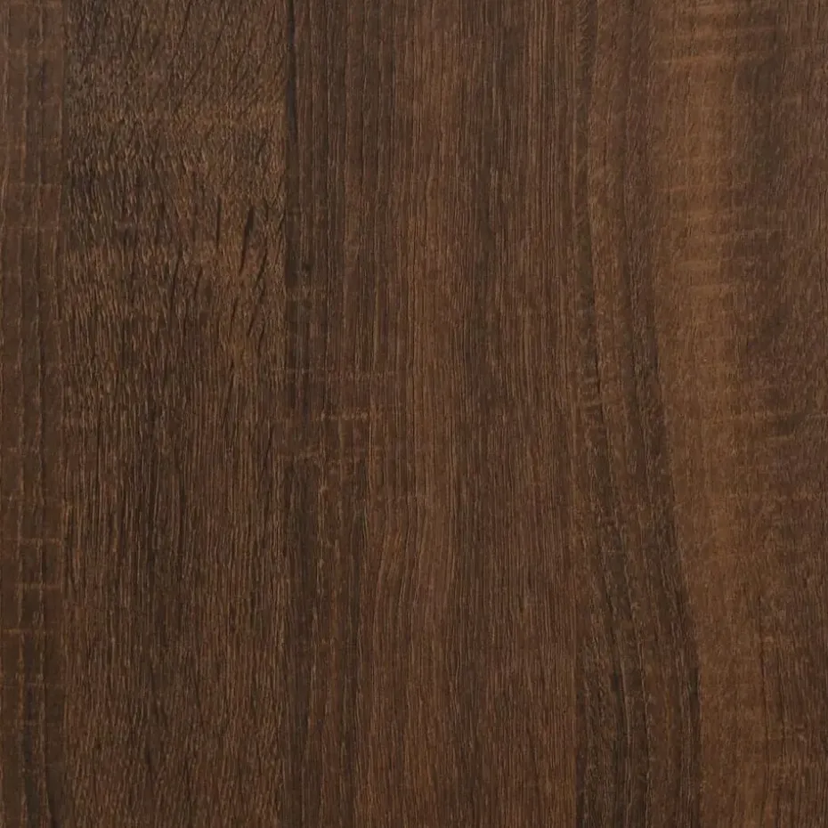 vidaXL Bijzettafels - Industrieel - Bruin eiken - Hout - 40x42x50 cm - Set van 2