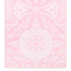 vidaXL Buitenkleed 80x150 cm PP roze