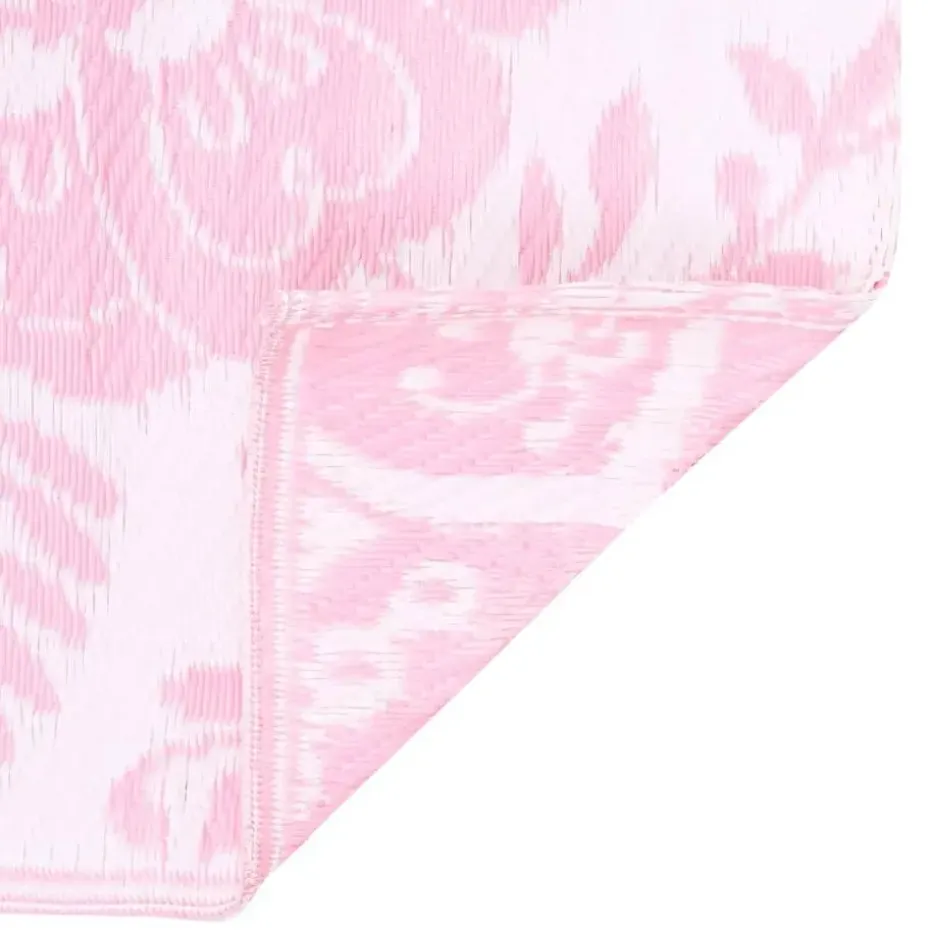 vidaXL Buitenkleed 80x150 cm PP roze