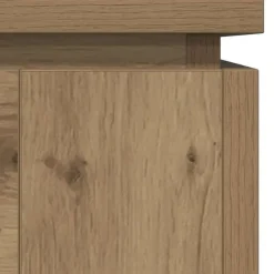 vidaXL Eettafel - Rechthoekige tafel - Artisanaal eiken - Hout - 120x60x76 cm