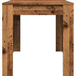 vidaXL Eettafel - Rechthoekige tafel - Oud hout - Bewerkt hout - 140x74.5x76 cm