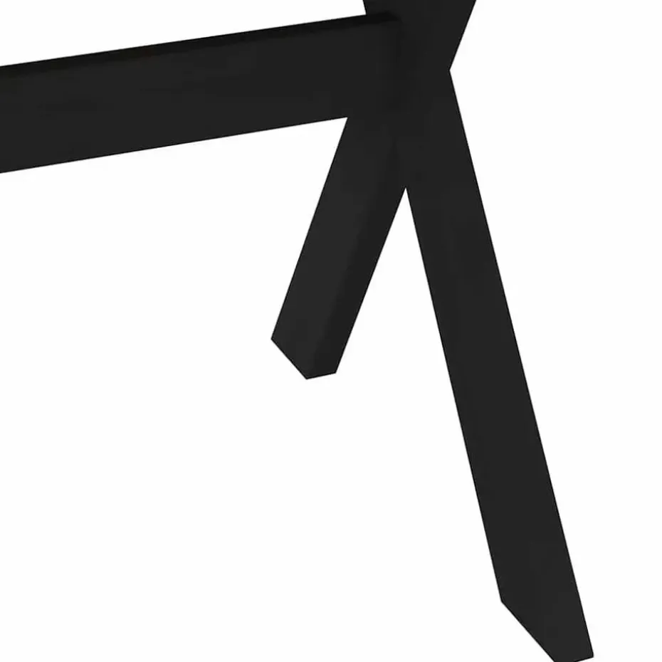 vidaXL Eettafel NOAIN met X-poten - Naturel - Massief grenenhout - 160x90 cm