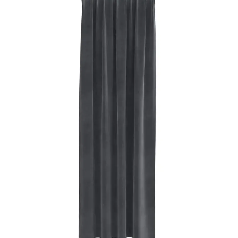 vidaXL Gordijnen - Verduisterend - Lichtgrijs - 140x245 cm - Fluweel - 2 Stuks