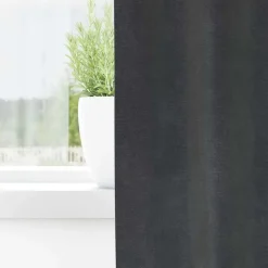 vidaXL Gordijnen - Verduisterend - Lichtgrijs - 140x175 cm - Fluweel - 2 Stuks