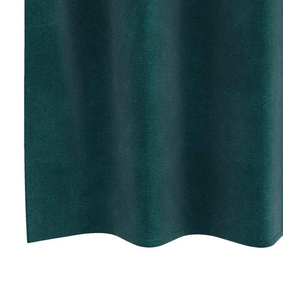 vidaXL Gordijnen met ringen - Donkergroen - 140x140 cm - Fluweel - 2 Stuks