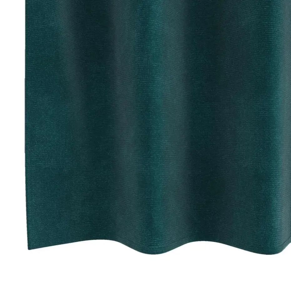 vidaXL Gordijnen met ringen - Donkergroen - 140x245 cm - Fluweel - 2 Stuks