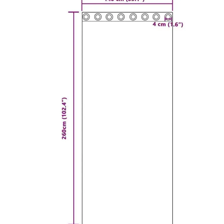vidaXL Gordijnen met ringen - Donkerroze - 140x260 cm - Fluweel - 2 Stuks