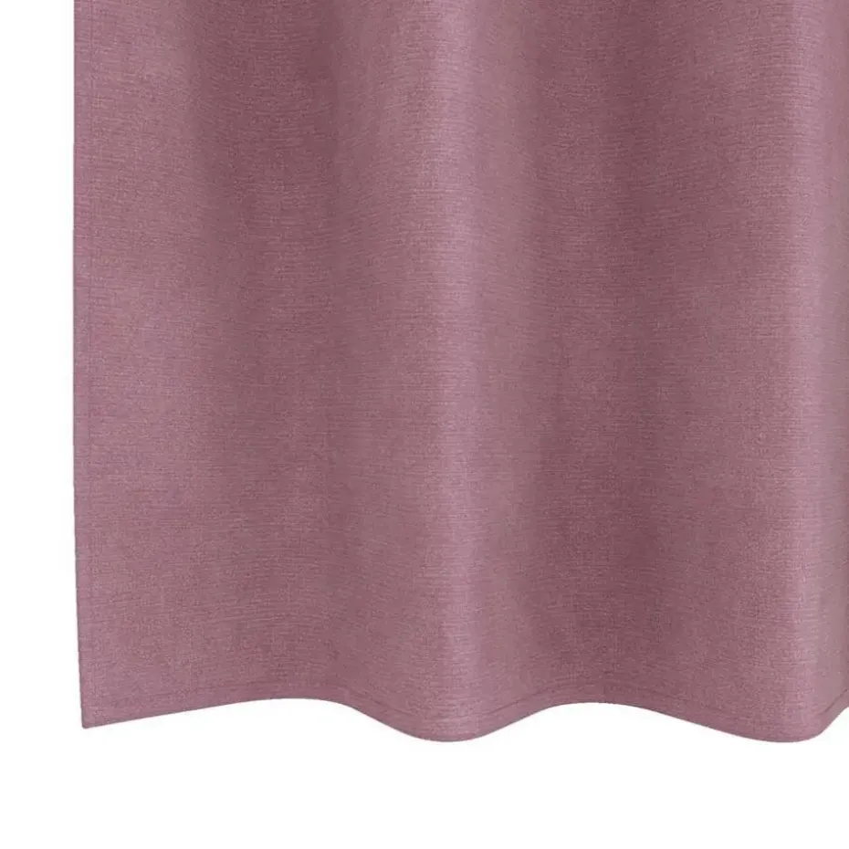 vidaXL Gordijnen met ringen - Donkerroze - 140x260 cm - Fluweel - 2 Stuks