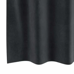 vidaXL Gordijnen met ringen - Donkergrijs - 140x175 cm - Fluweel - 2 Stuks