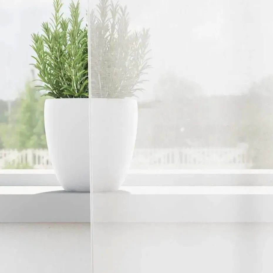 vidaXL Gordijnen van voile met lussen - Wit - 140x260 cm - Stof - 2 Stuks