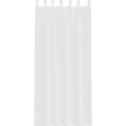 vidaXL Gordijnen van voile met lussen - Wit - 140x245 cm - Stof - 2 Stuks