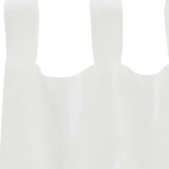 vidaXL Gordijnen van voile met lussen - Wit - 140x245 cm - Stof - 2 Stuks
