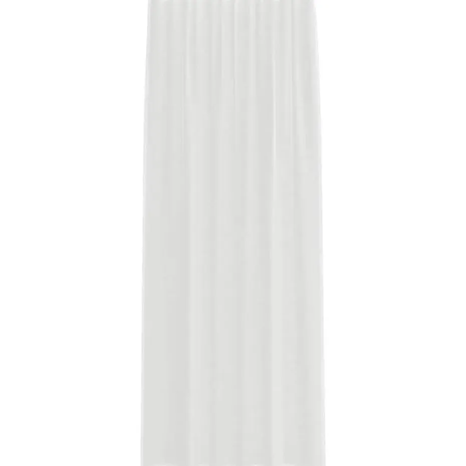 vidaXL Gordijnen van voile met roedezakken - Wit - 140x225 cm - Stof - 2 Stuks