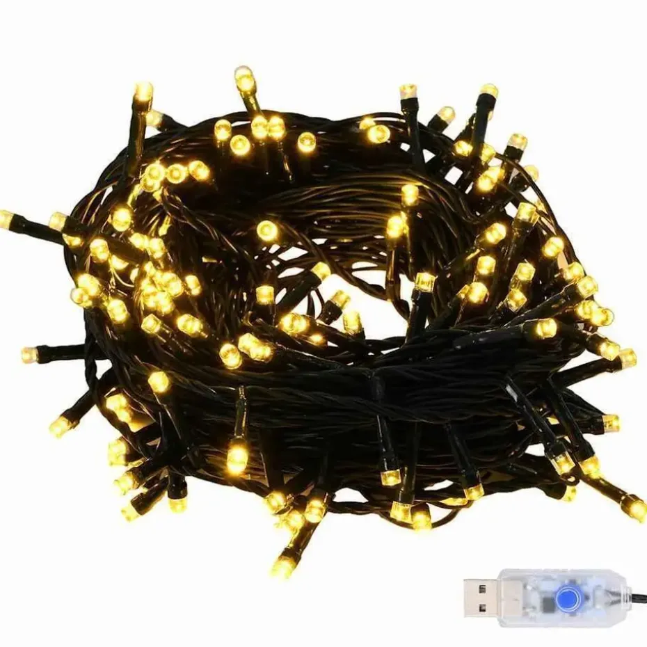 vidaXL Kerstballen met 150 LED - 61-delig - Ø3/4/6 cm - Multikleur - Kunststof