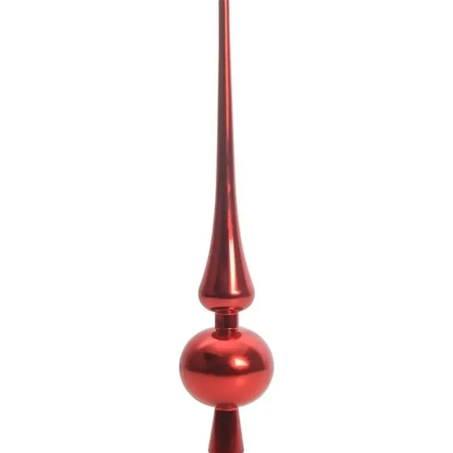 vidaXL Kerstballen met 150 LED - 61-delig - Ø3/4/6 cm - Rood - Kunststof - Mix