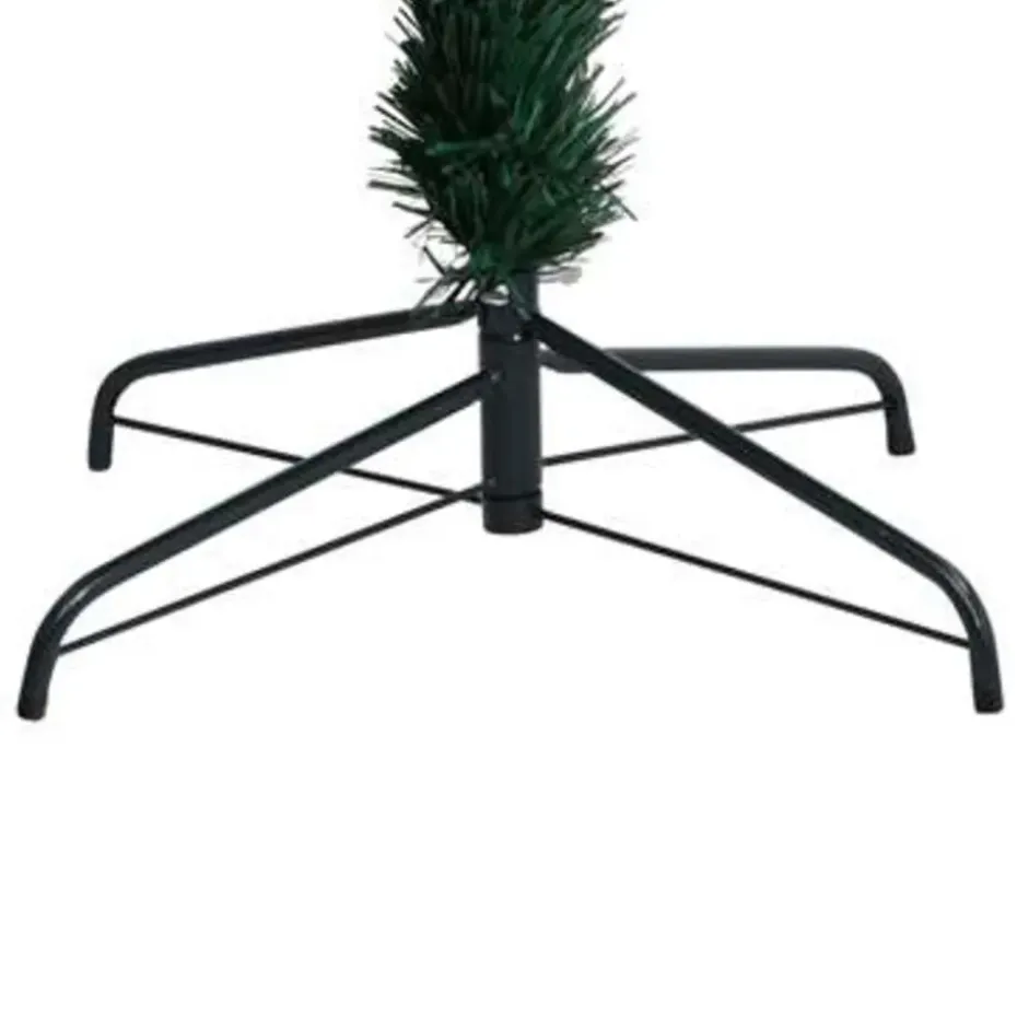vidaXL Kunstkerstboom met standaard 120 cm glasvezel groen