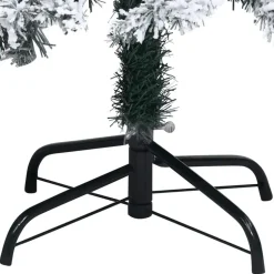 vidaXL Kunstkerstboom met sneeuw 120 cm groen