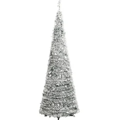 vidaXL Kunstkerstboom pop-up met sneeuw 150 LED's 180 cm
