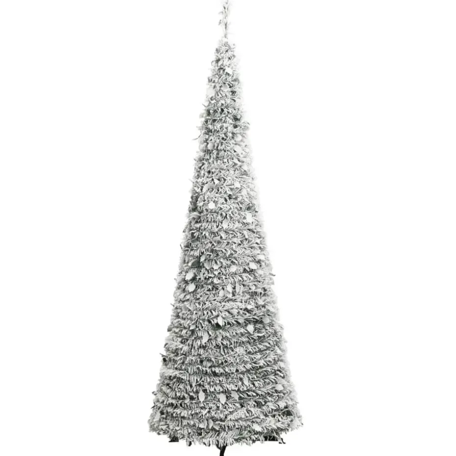 vidaXL Kunstkerstboom pop-up met sneeuw 150 LED's 180 cm
