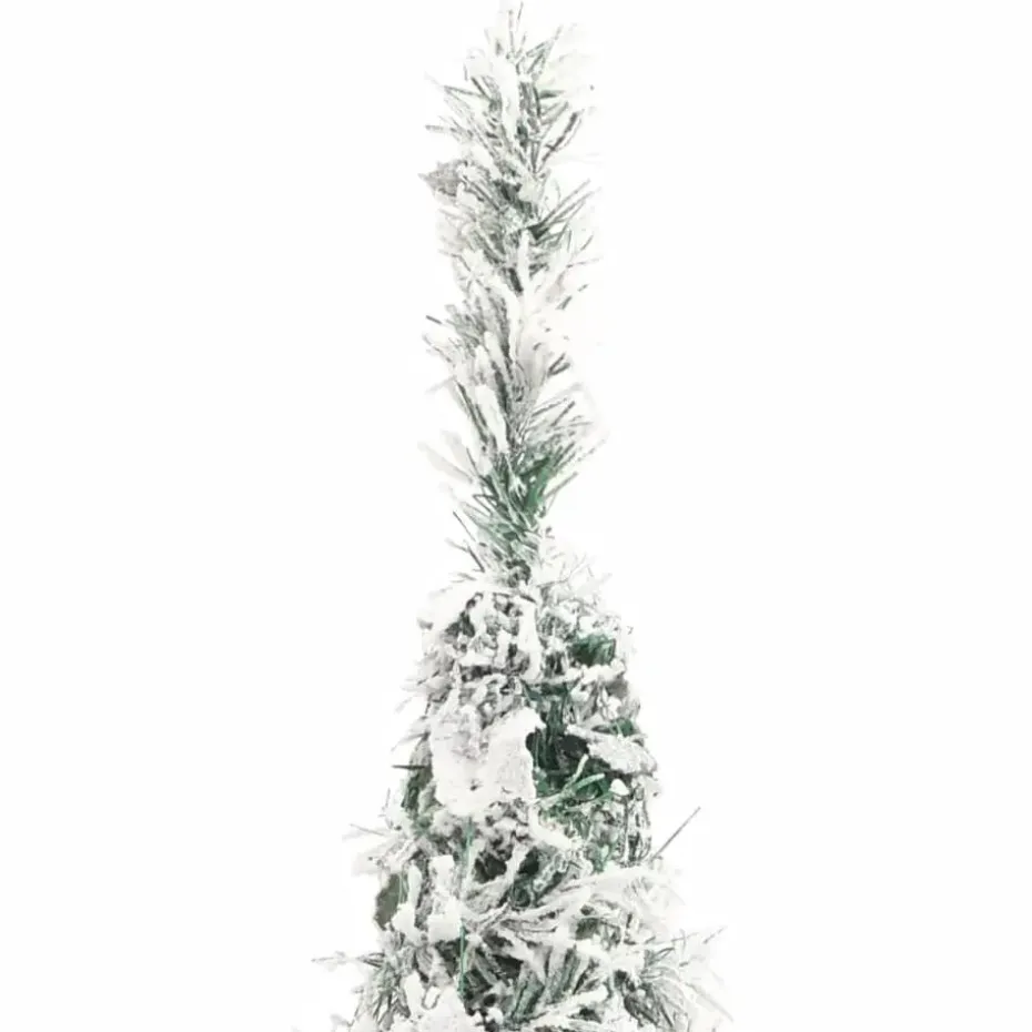 vidaXL Kunstkerstboom pop-up met sneeuw 150 LED's 180 cm